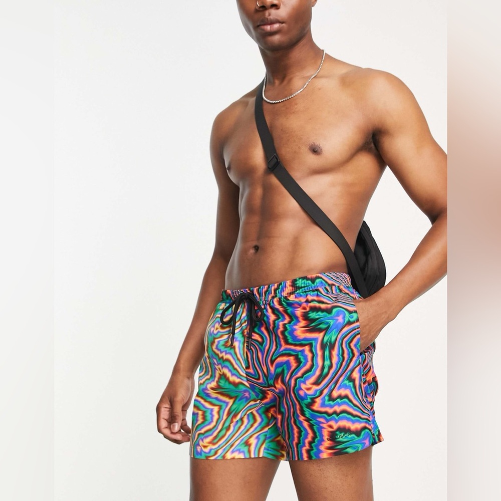 Vibrant Multicolor Men's Shorts